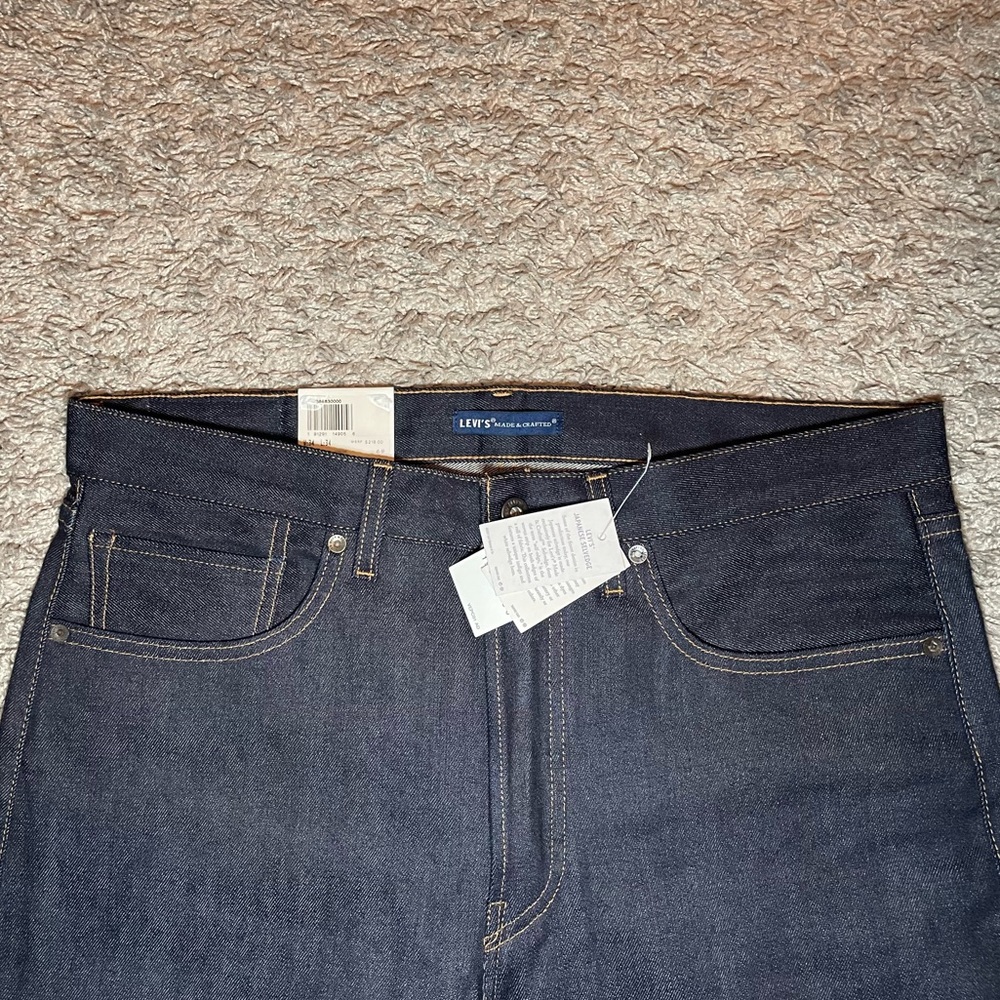 Levis Made in Japan Studio Taper Men's Jeans - Picture 4 of 12